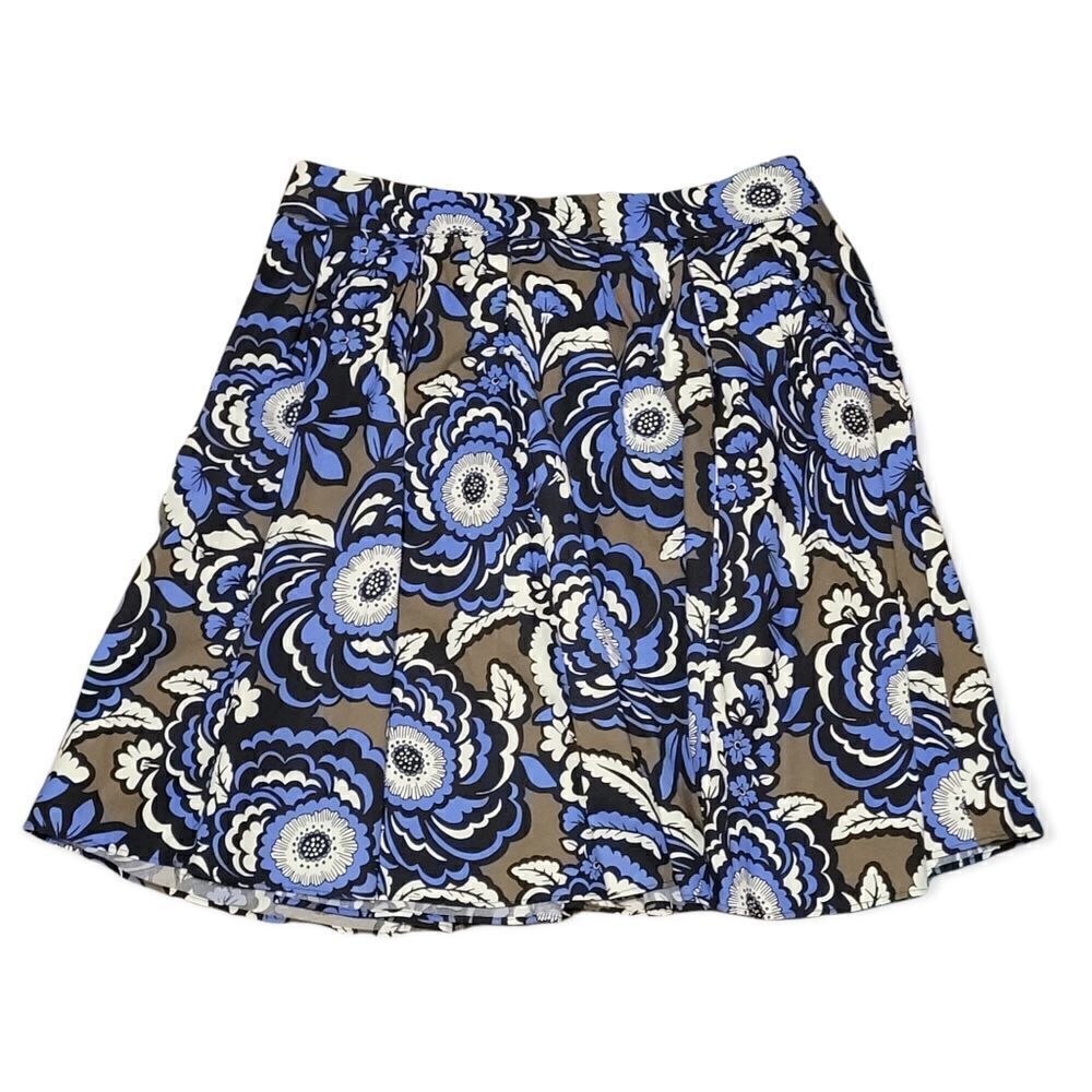 Express floral pleated skirt